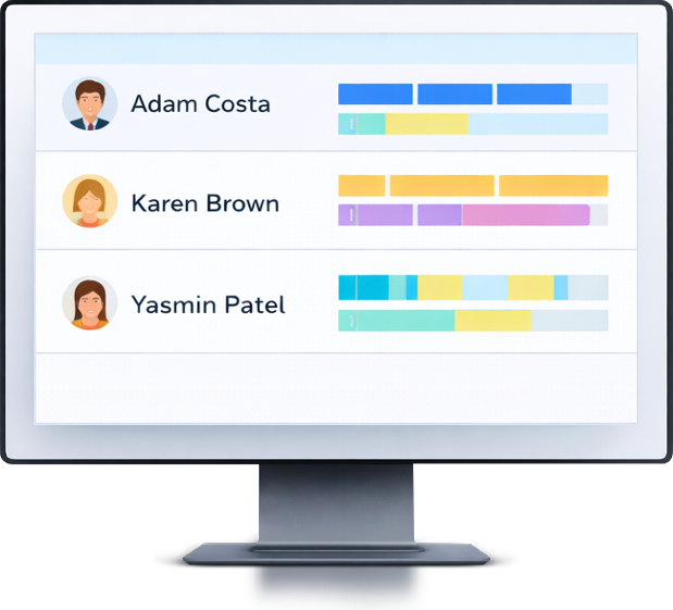 High-volume hiring calendar in ATS Mako